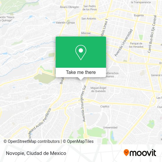 Mapa de Novopie