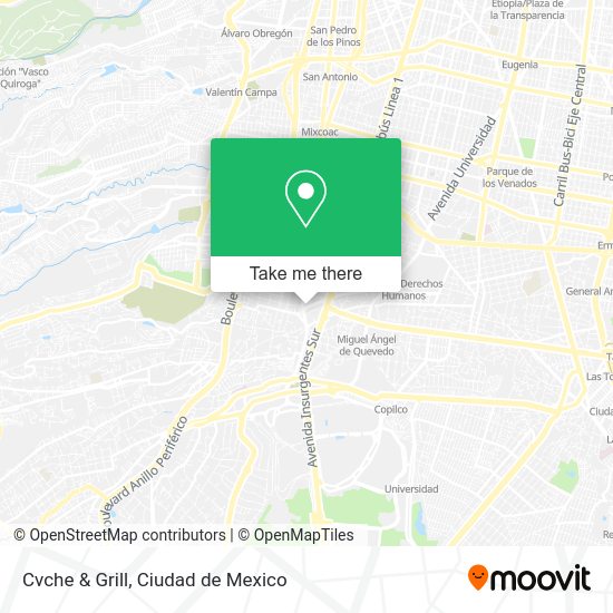 Cvche & Grill map