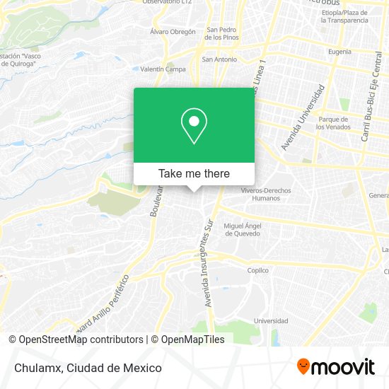 Mapa de Chulamx