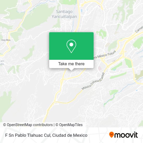 F Sn Pablo Tlahuac Cul map