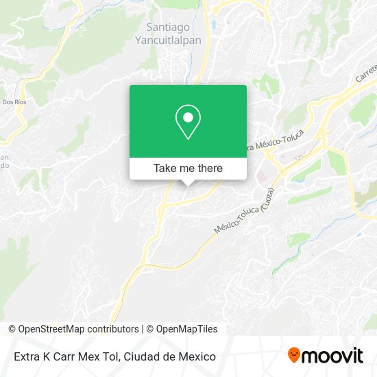 Extra K Carr Mex Tol map