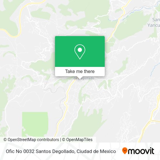 Ofic No 0032 Santos Degollado map
