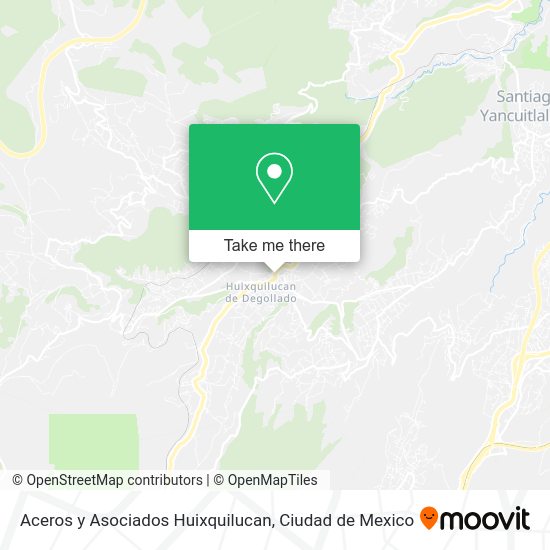 Mapa de Aceros y Asociados Huixquilucan