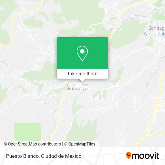 Puesto Blanco map
