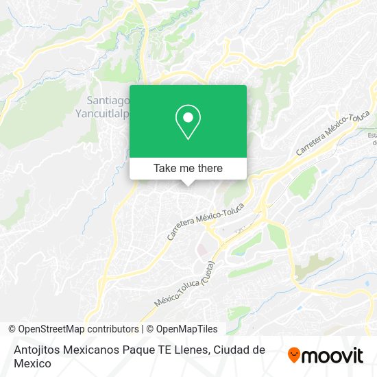 Antojitos Mexicanos Paque TE Llenes map