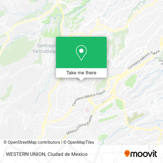 WESTERN UNION map