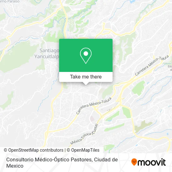 Consultorio Médico-Óptico Pastores map