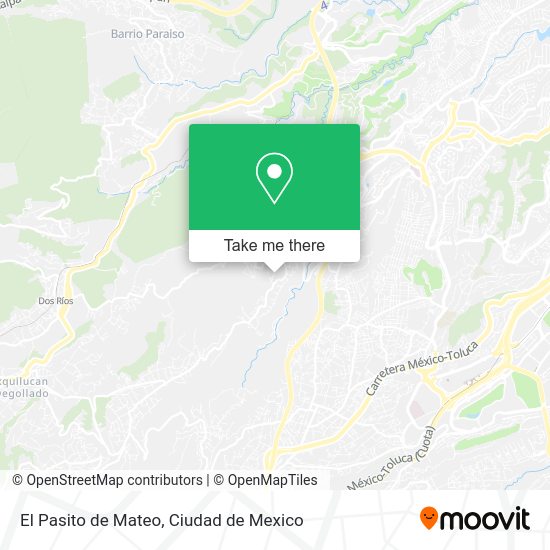 El Pasito de Mateo map