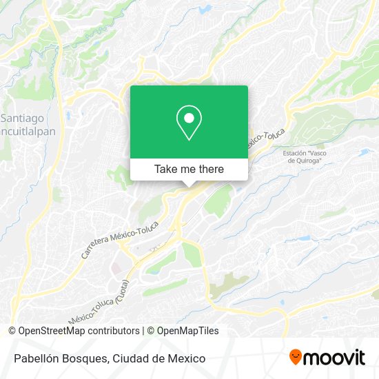 Pabellón Bosques map