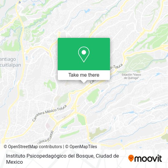 Mapa de Instituto Psicopedagógico del Bosque