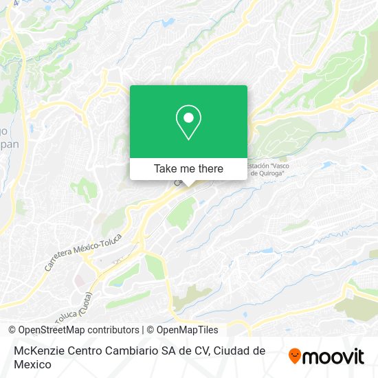 Mapa de McKenzie Centro Cambiario SA de CV