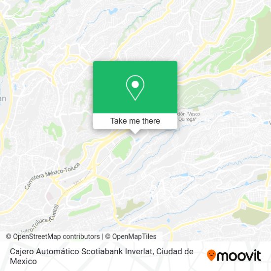 Mapa de Cajero Automático Scotiabank Inverlat