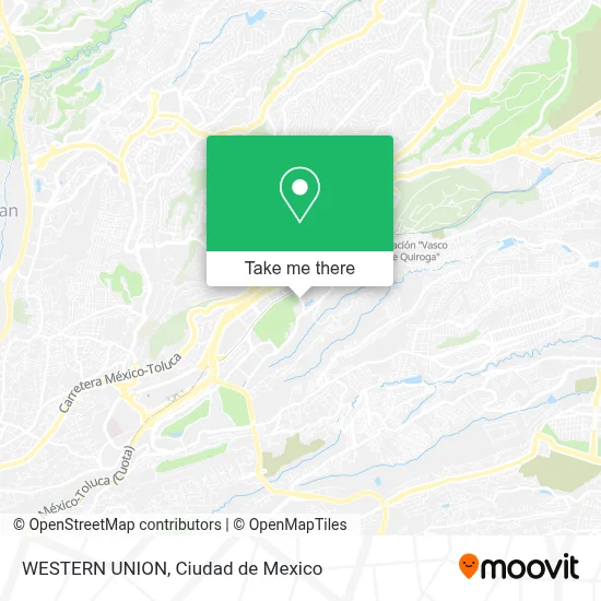 WESTERN UNION map