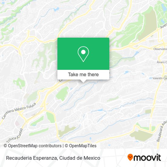 Recauderia Esperanza map