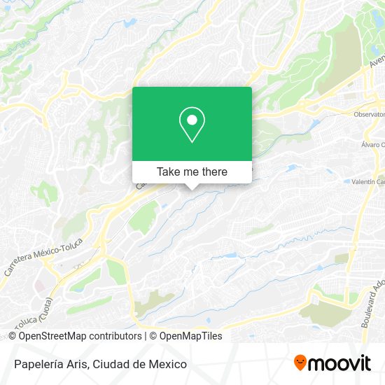 Papelería Aris map