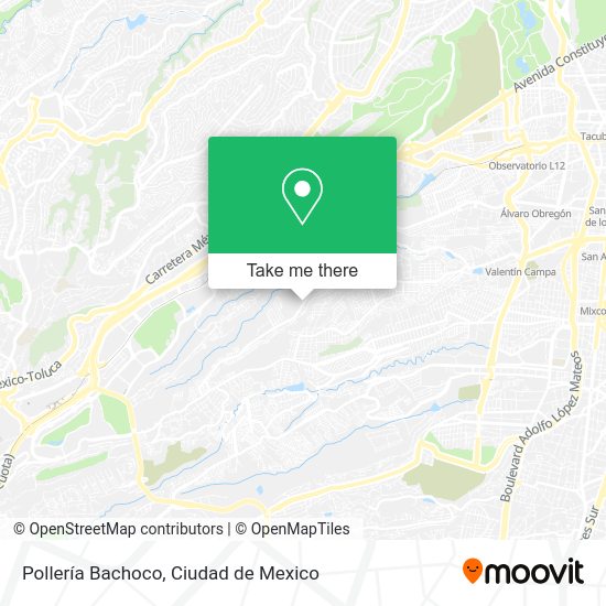 Pollería Bachoco map