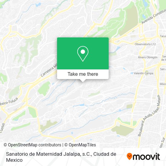 Sanatorio de Maternidad Jalalpa, s.C. map