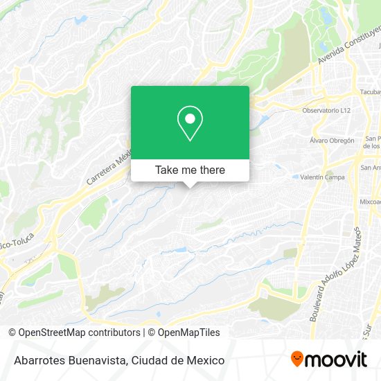 Abarrotes Buenavista map