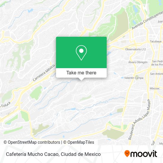 Cafetería Mucho Cacao map