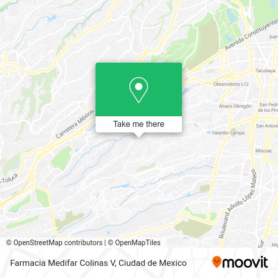 Farmacia Medifar Colinas V map