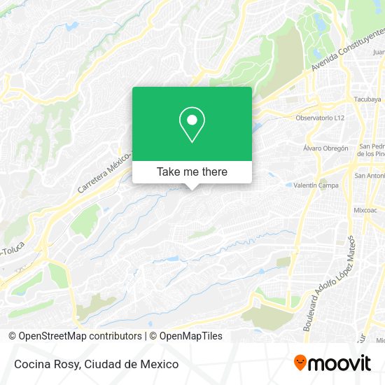 Mapa de Cocina Rosy