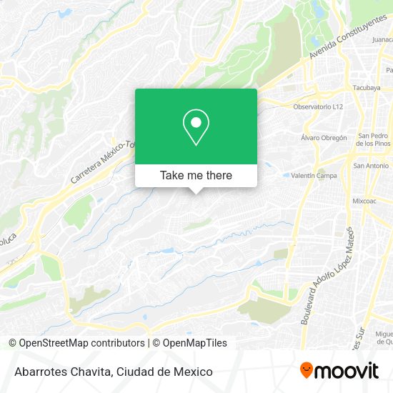 Mapa de Abarrotes Chavita