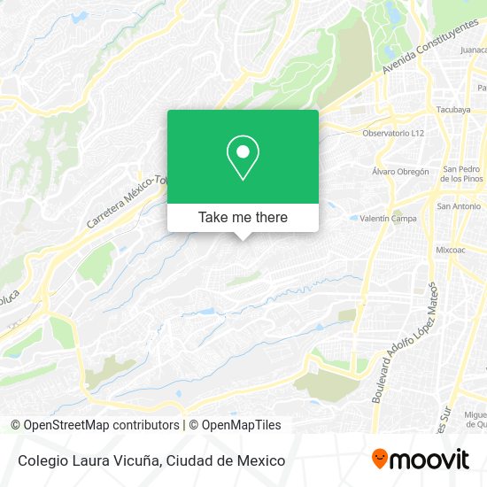 Colegio Laura Vicuña map