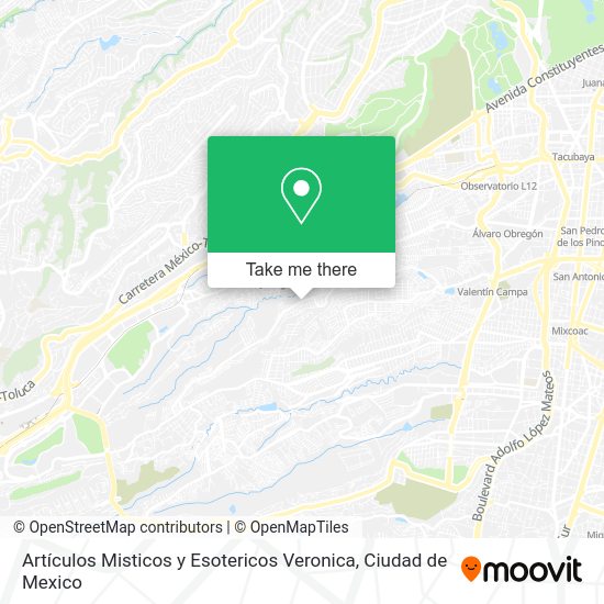 Artículos Misticos y Esotericos Veronica map