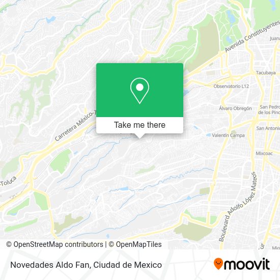 Novedades Aldo Fan map