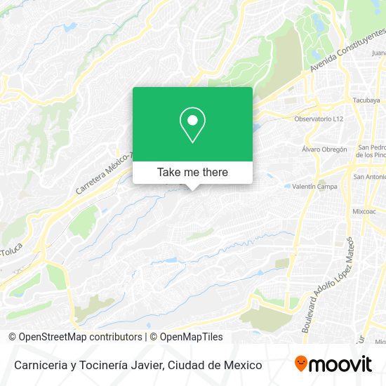Carniceria y Tocinería Javier map