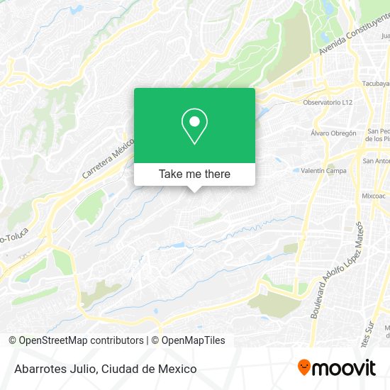 Abarrotes Julio map