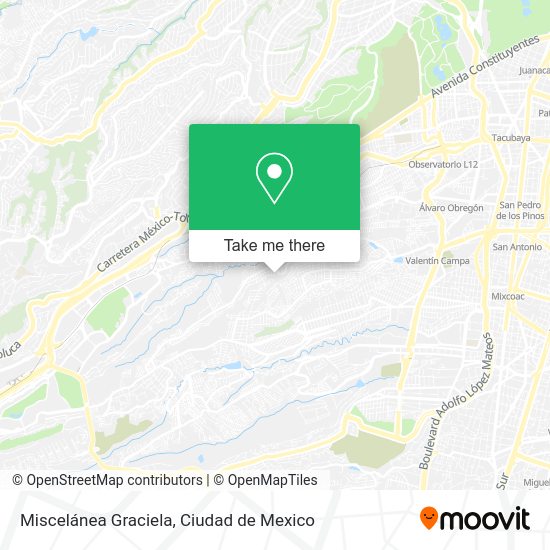 Miscelánea Graciela map