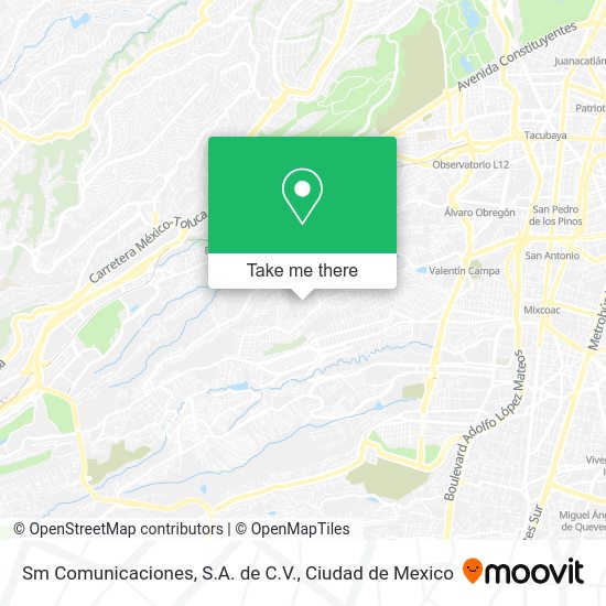 Sm Comunicaciones, S.A. de C.V. map