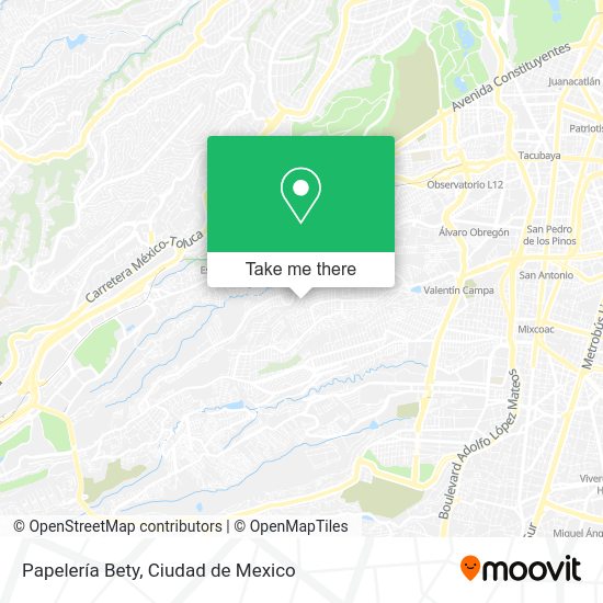 Papelería Bety map