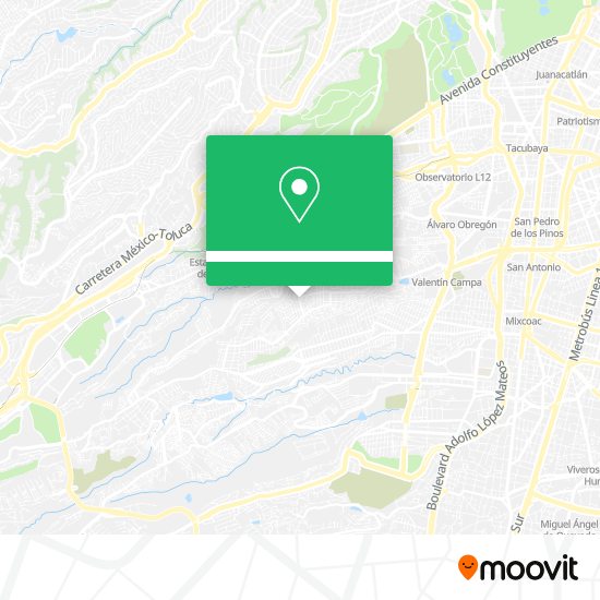 Adolfo López Mateos - Benito Juárez map