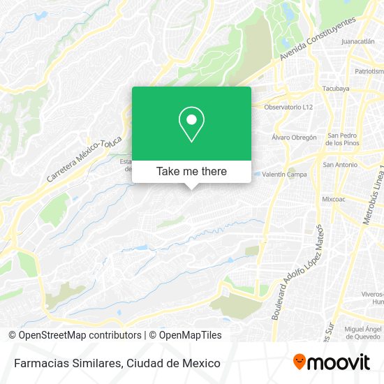 Farmacias Similares map
