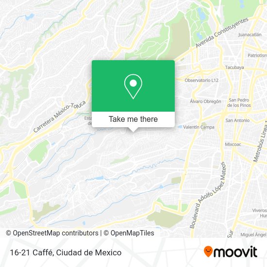 16-21 Caffé map