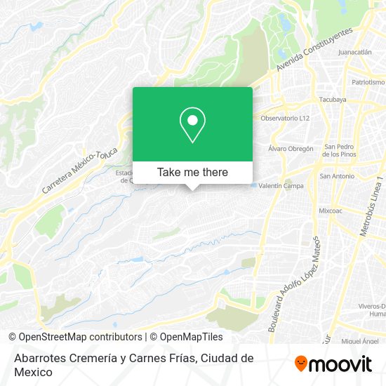 Abarrotes Cremería y Carnes Frías map