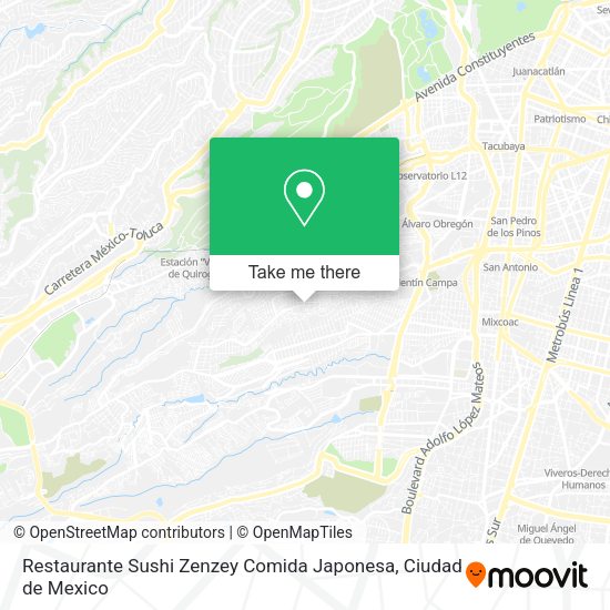 Restaurante Sushi Zenzey Comida Japonesa map