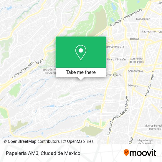 Papelería AM3 map