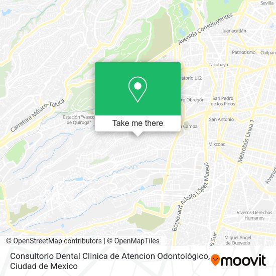 Consultorio Dental Clinica de Atencion Odontológico map