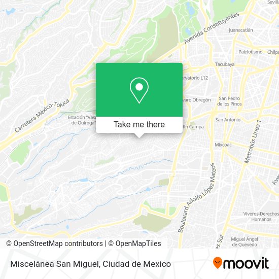 Miscelánea San Miguel map