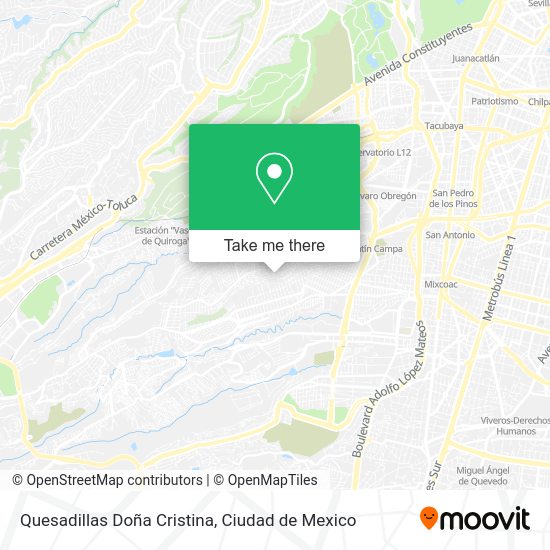 Quesadillas Doña Cristina map