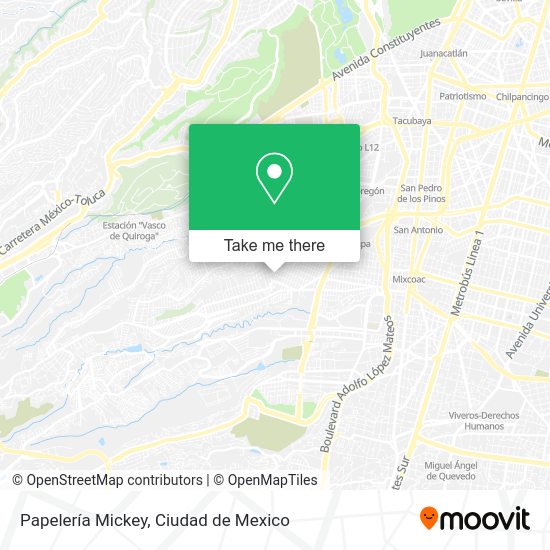 Papelería Mickey map