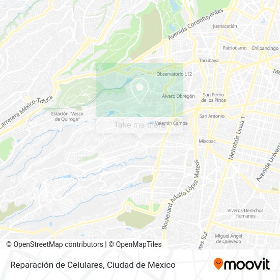 Reparación de Celulares map
