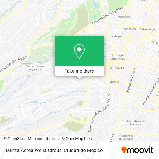 Danza Aérea Welia Circus map