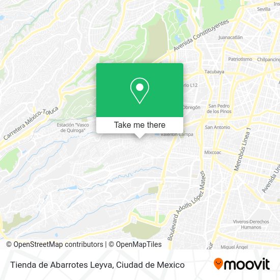 Tienda de Abarrotes Leyva map