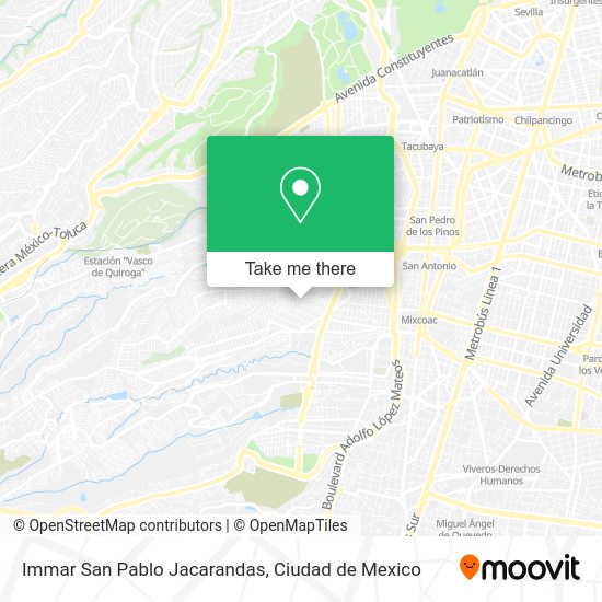 Immar San Pablo Jacarandas map