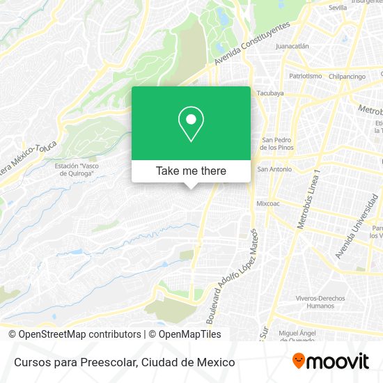 Cursos para Preescolar map