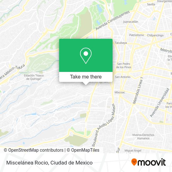 Miscelánea Rocio map